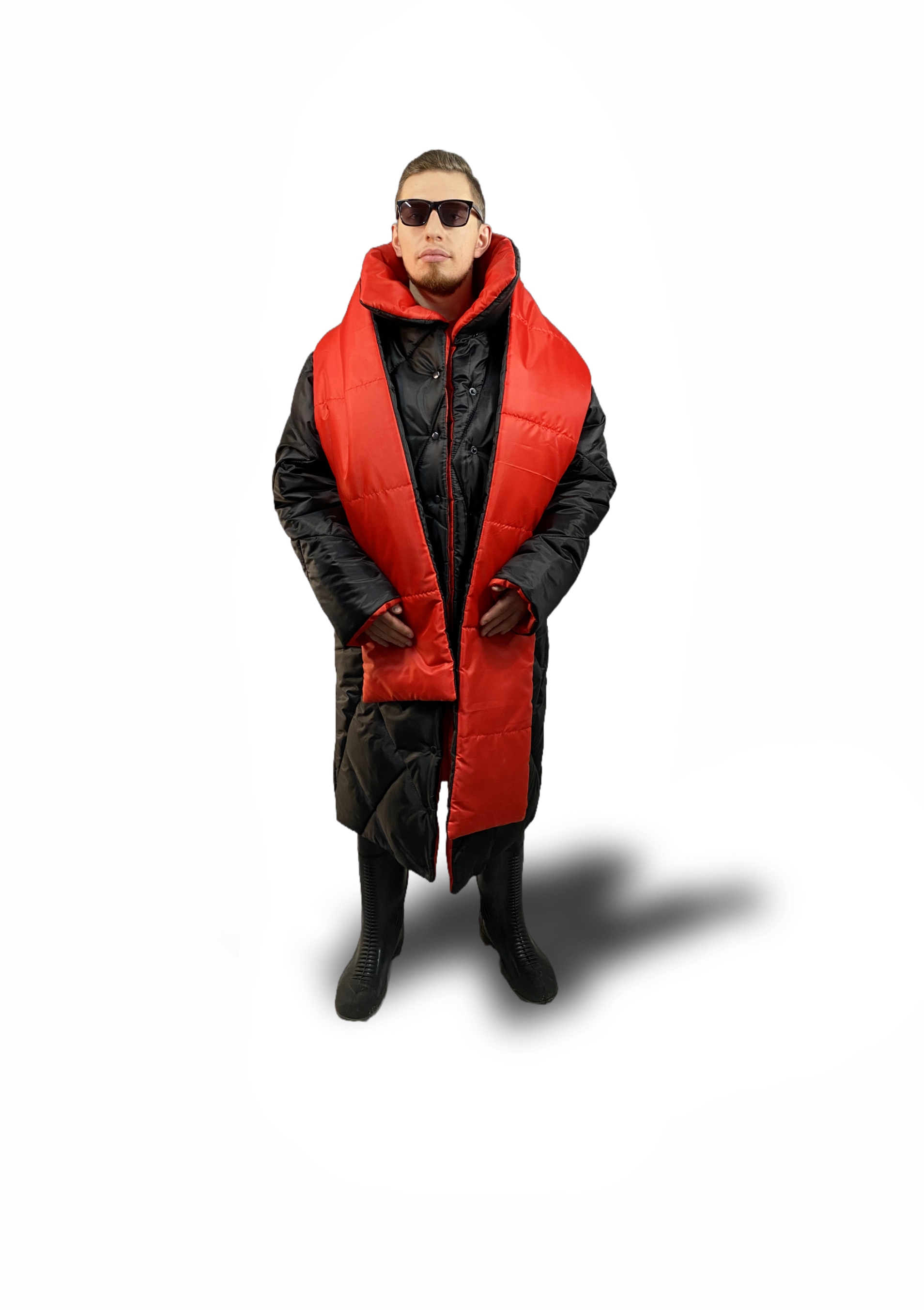 Куртка Nevermore Maxi с шарфом