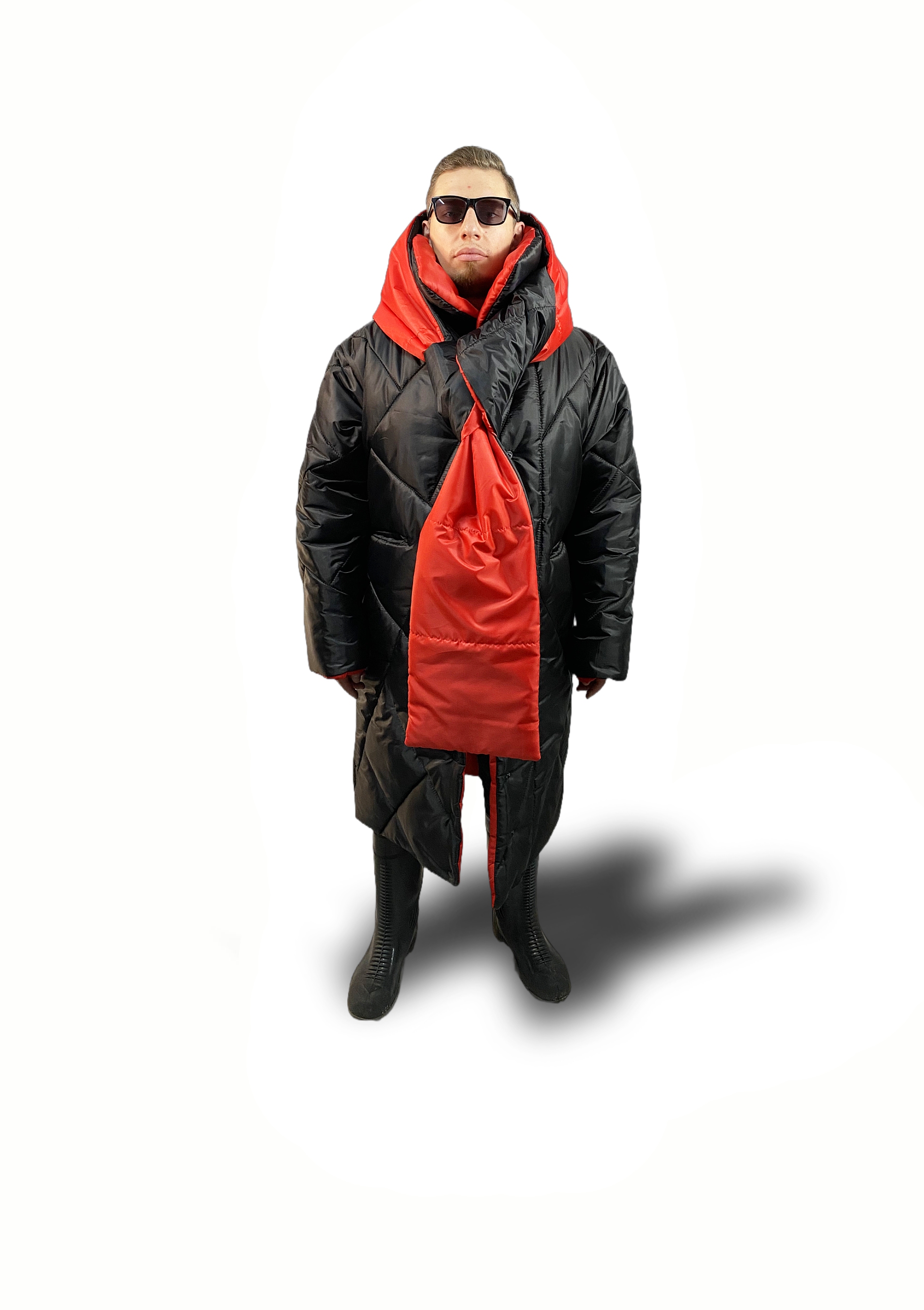 Куртка Nevermore Maxi с шарфом