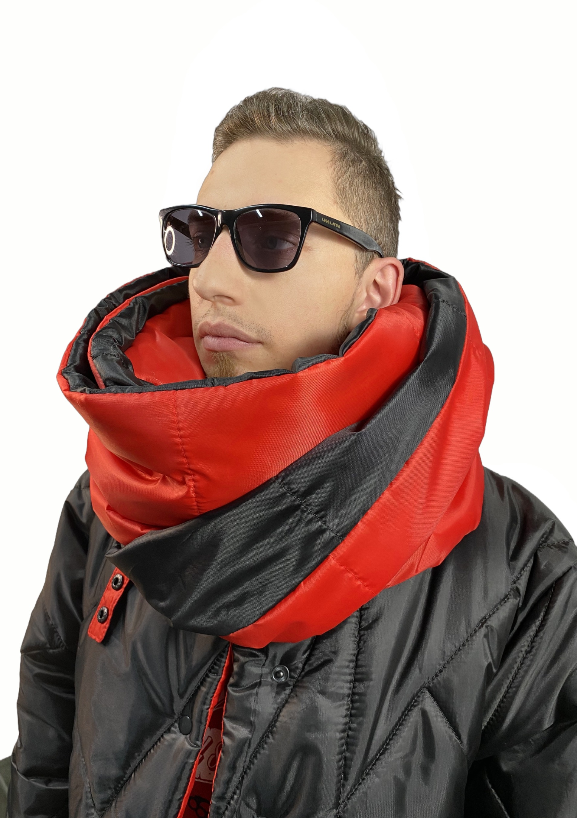 Куртка Nevermore Maxi с шарфом