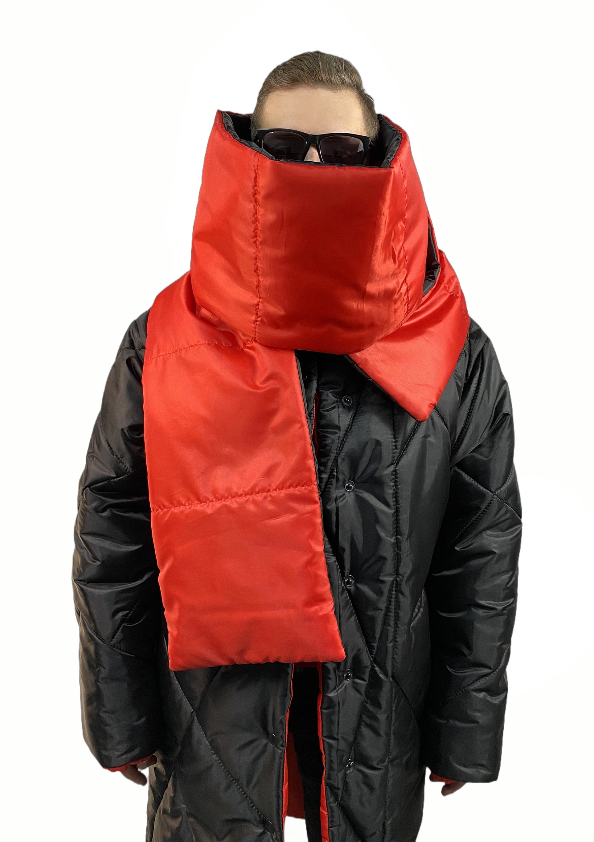 Куртка Nevermore Maxi с шарфом