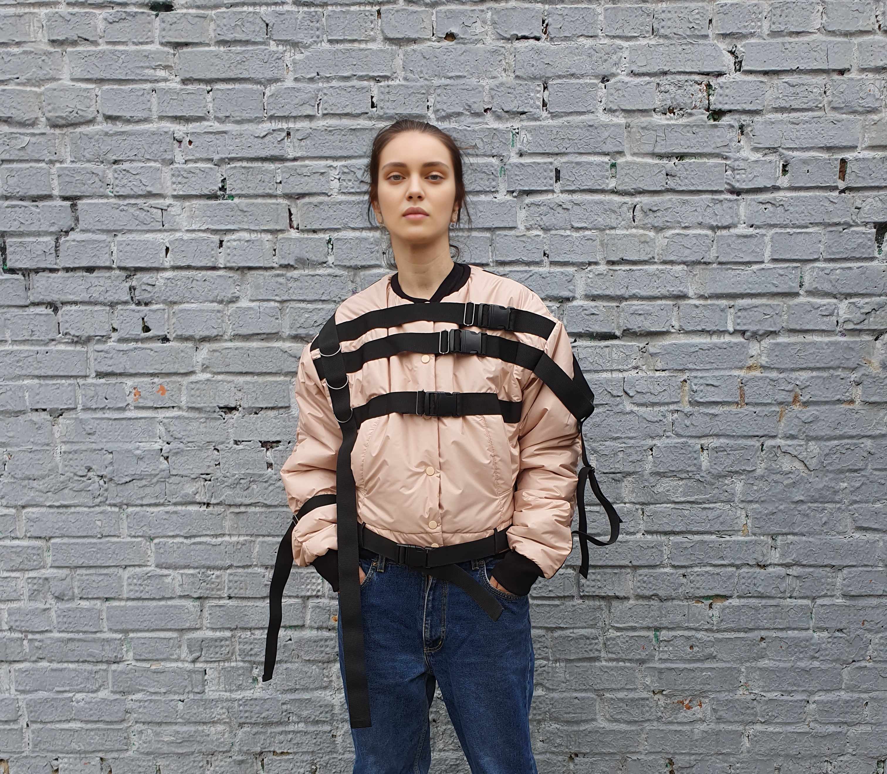 Бомбер Infinity Beige