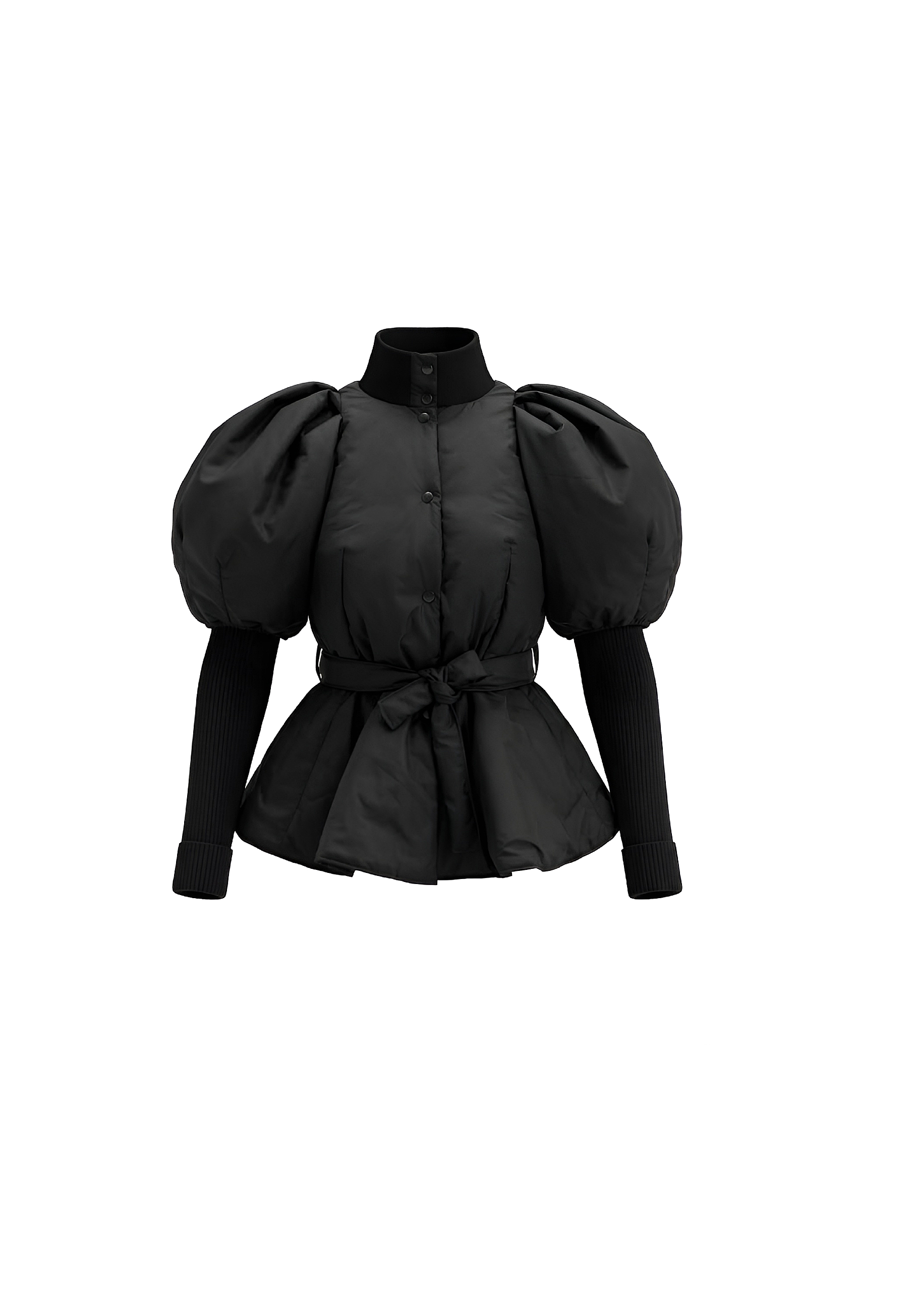 Куртка демисезонная Origami Scarlet Volume Black