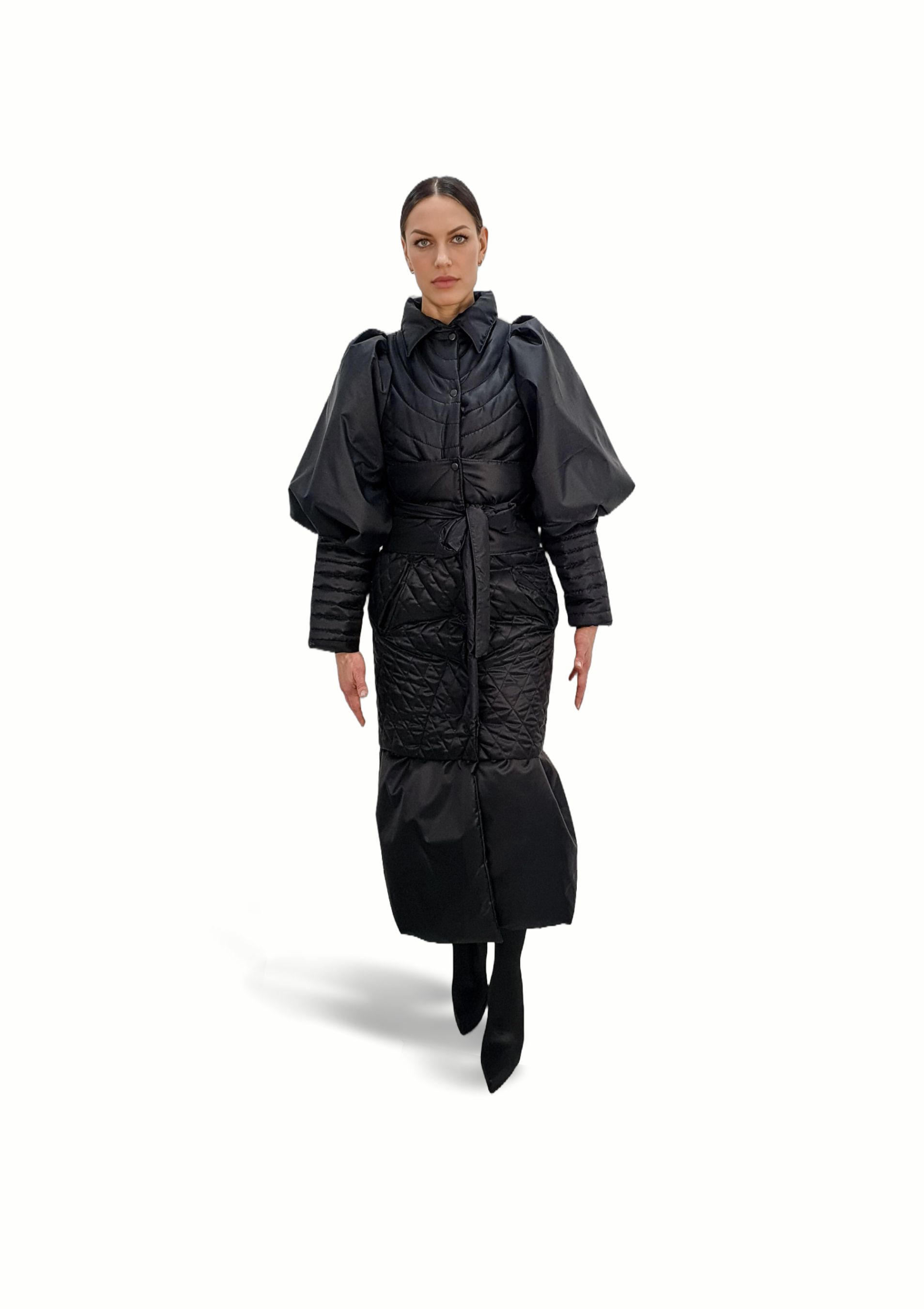 Пальто с корсетом Matrica Maxi